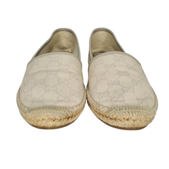 Gucci GG Supreme Monogram Canvas Slip On Espadrille Flats - Picture 3 of 9